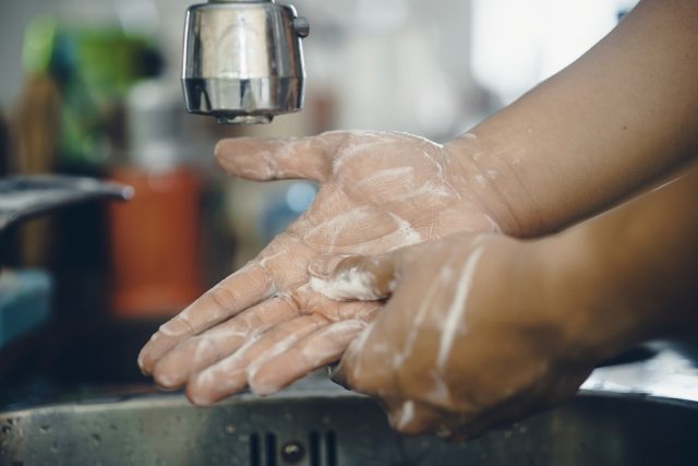 higiene das mãos